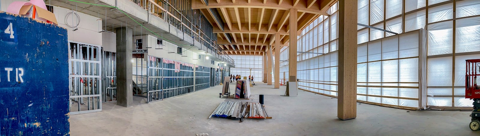 Pôle municipal de Vaudreuil-Dorion: à mi-chemin dans les travaux