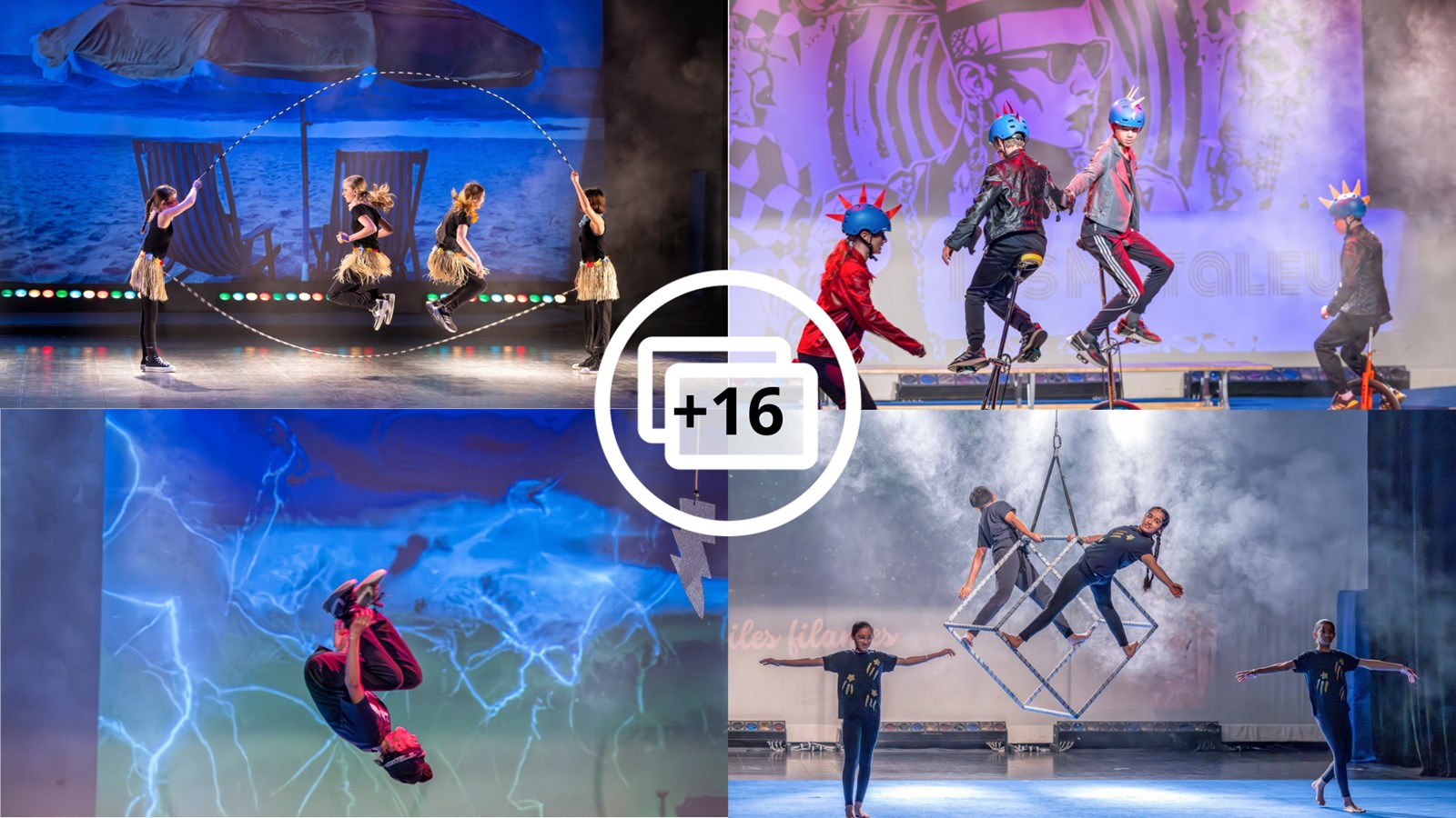 Un 6e spectacle du Festi-Cirque rythmé et coloré présenté par l'école des Étriers