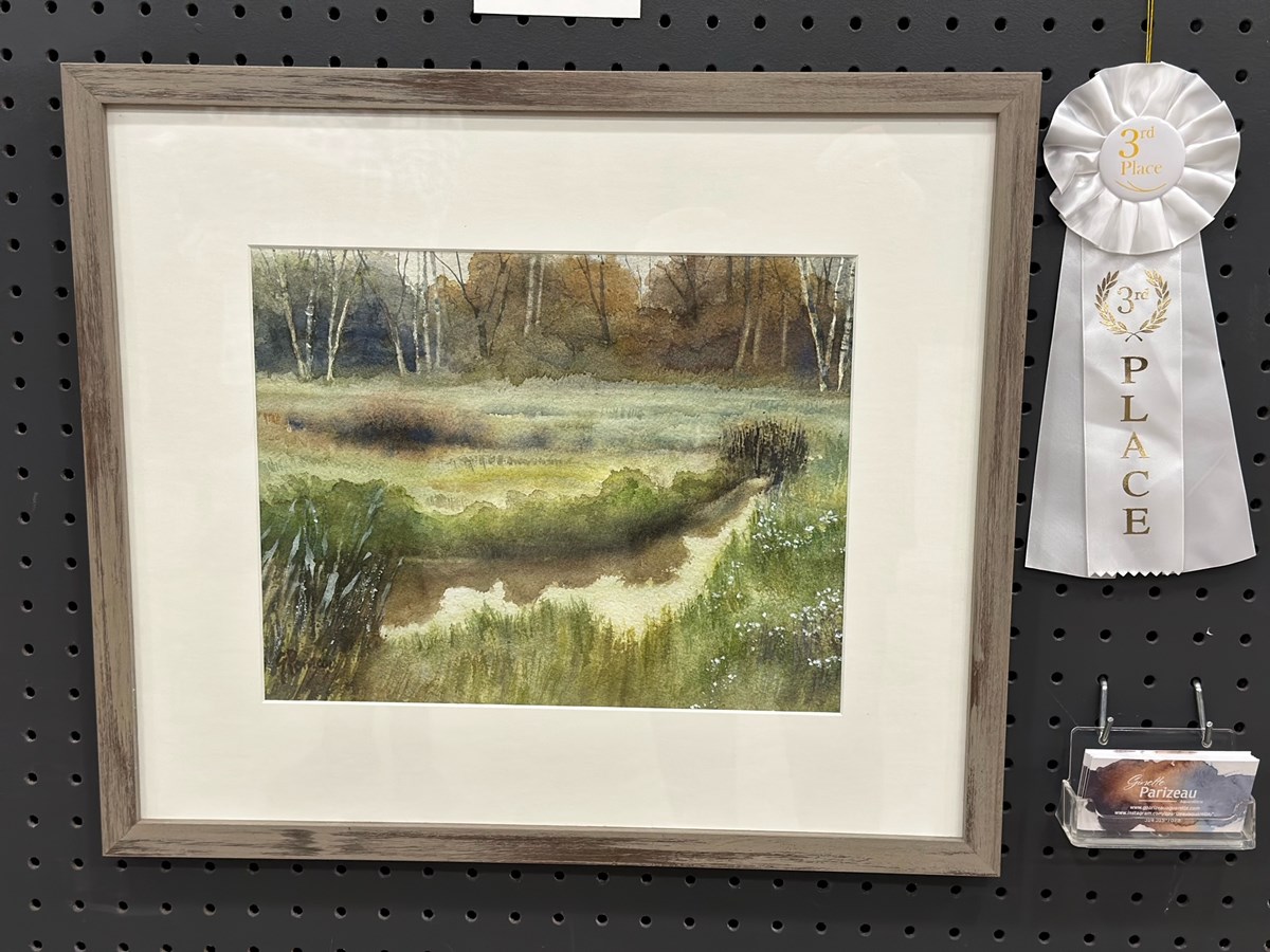 L'oeuvre Parizeau Meadow a séduit le jury et remporté la troisième place lors d'une récente exposition