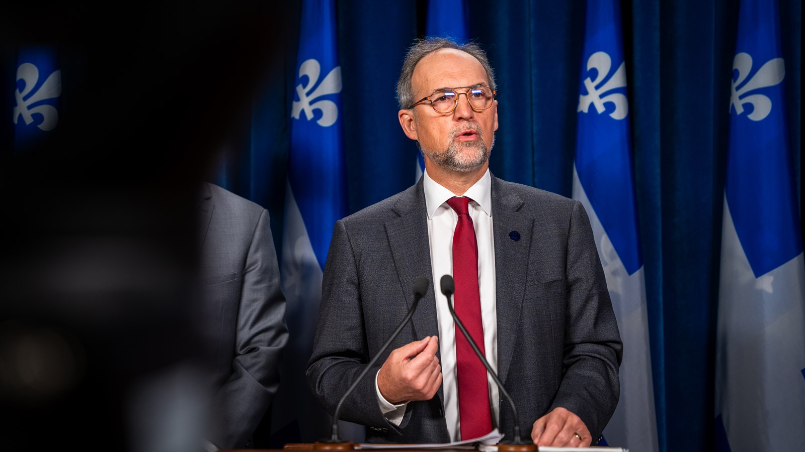 Un porte-parole de l'opposition officielle de passage dans la région du Suroît