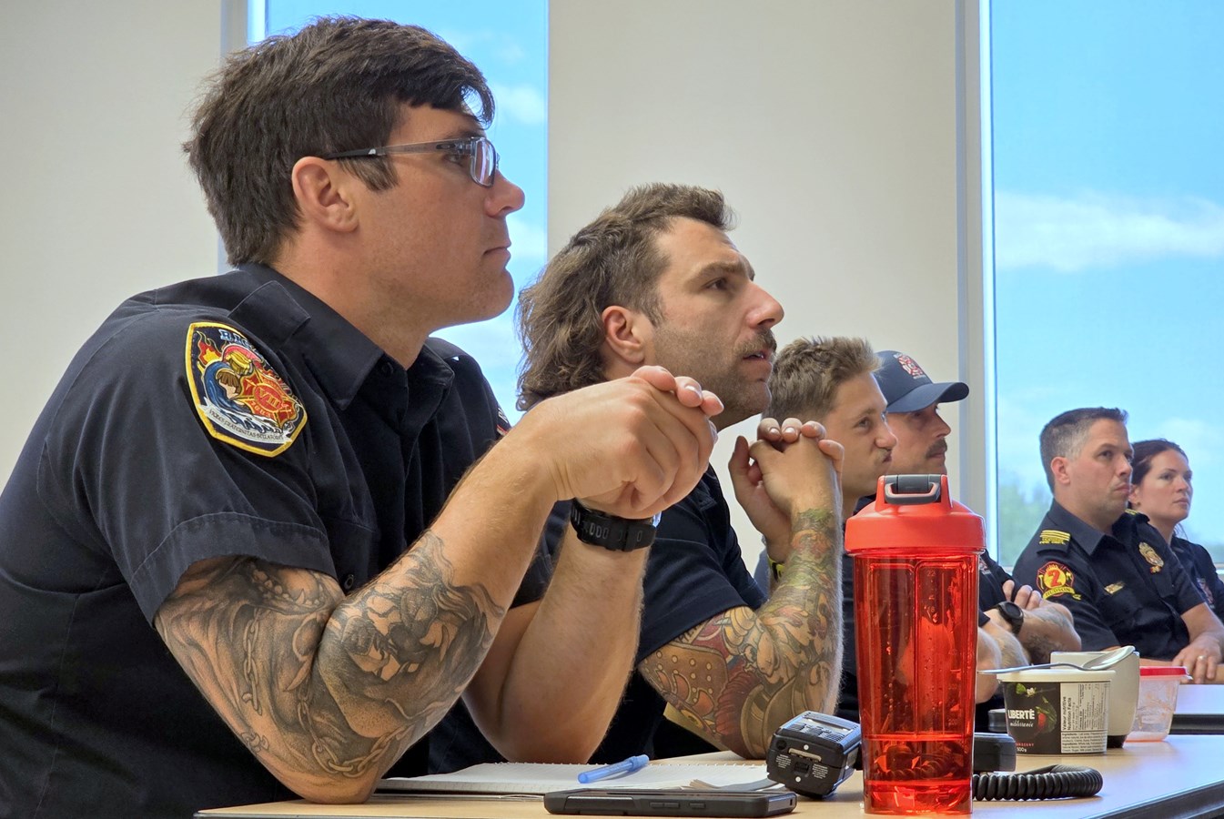 Formation sur les laboratoires clandestins pour des pompiers de Vaudreuil-Soulanges