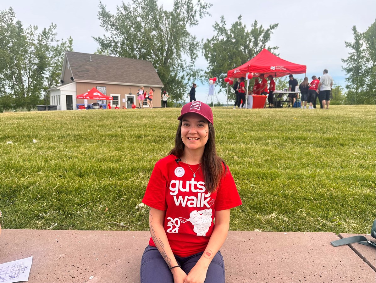 Jennifer Loschiavo, porte-parole pour la marche Gutsy, qui marche depuis 10 ans pour la cause