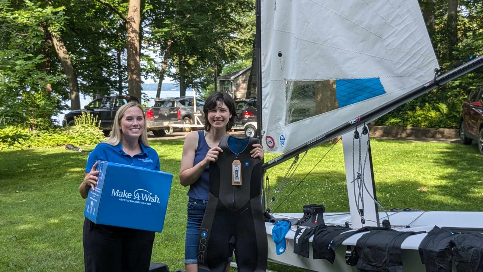 La Fondation Make-A-Wish® | Rêves d’enfants Canada fait une heureuse à Vaudreuil-sur-le-Lac