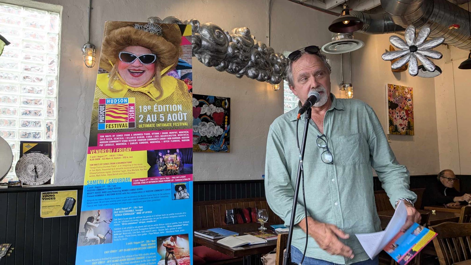Blair MacKay est le directeur artistique du Festival de musique de Hudson