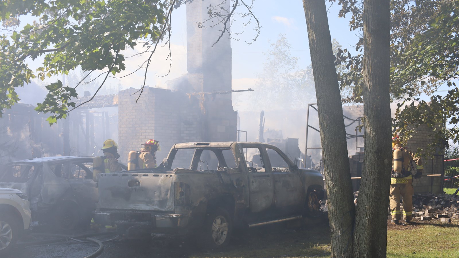 Un article de fumeur en cause dans l'incendie d'une résidence aux Cèdres