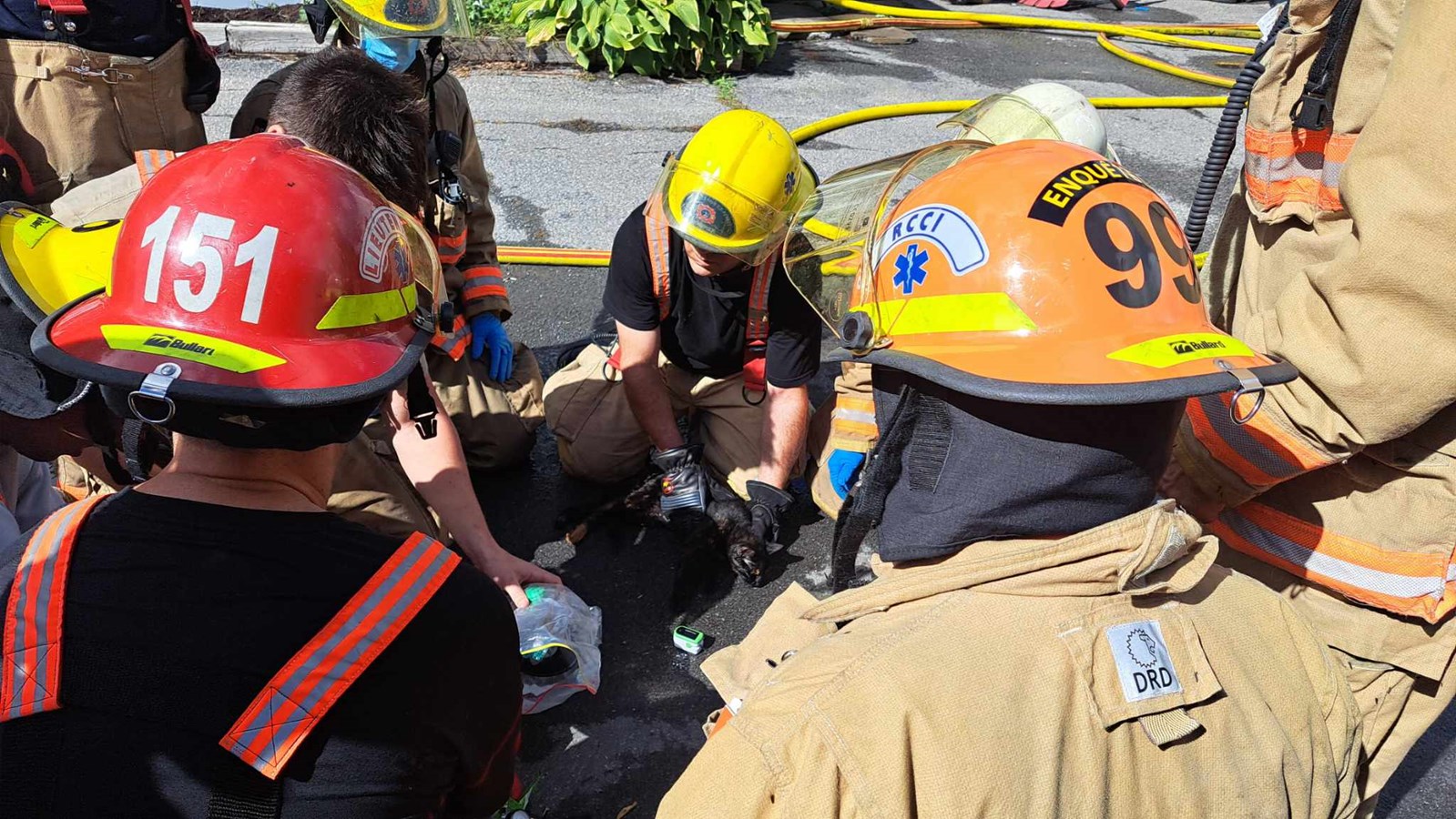 Incendie sur la 7e Avenue à L'Île-Perrot