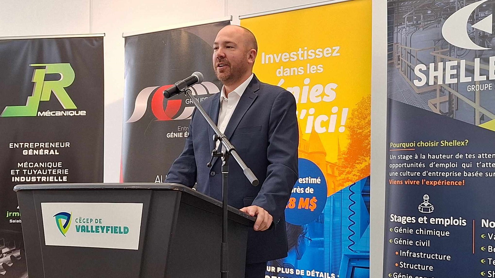 Patrick Tanguay, président du Conseil d'administration de la Fondation du Cégep de Valleyfield