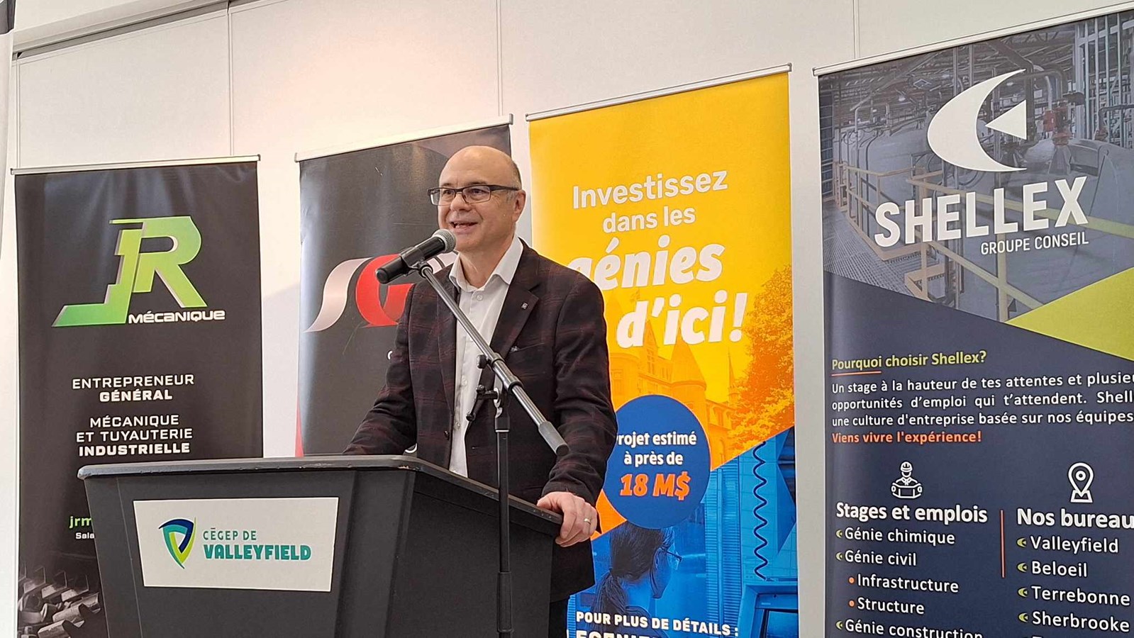 Yves Trottier, directeur général de la Fondation du Cégep de Valleyfield
