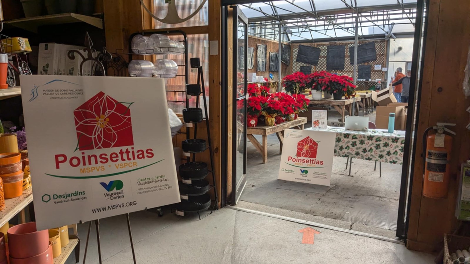 La campagne de poinsettias de la MSPVS se met en branle