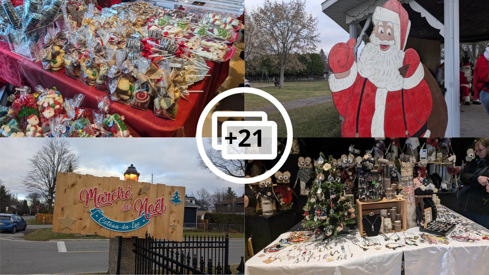 Retour en images sur le Marché de Noël de Coteau-du-Lac