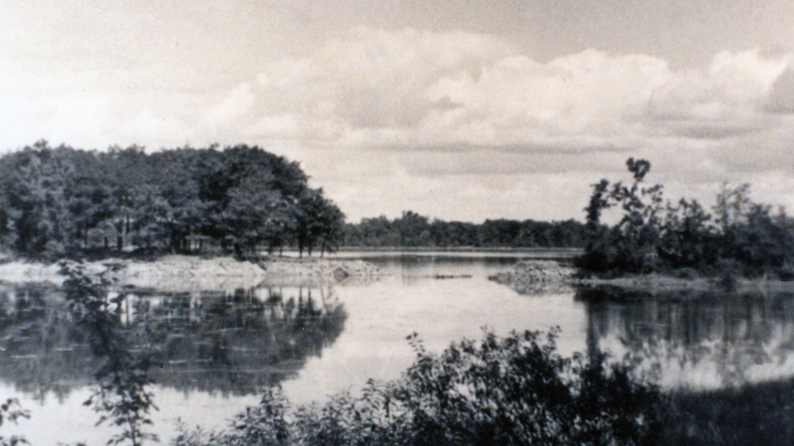 Île Leroux dans les années 1930