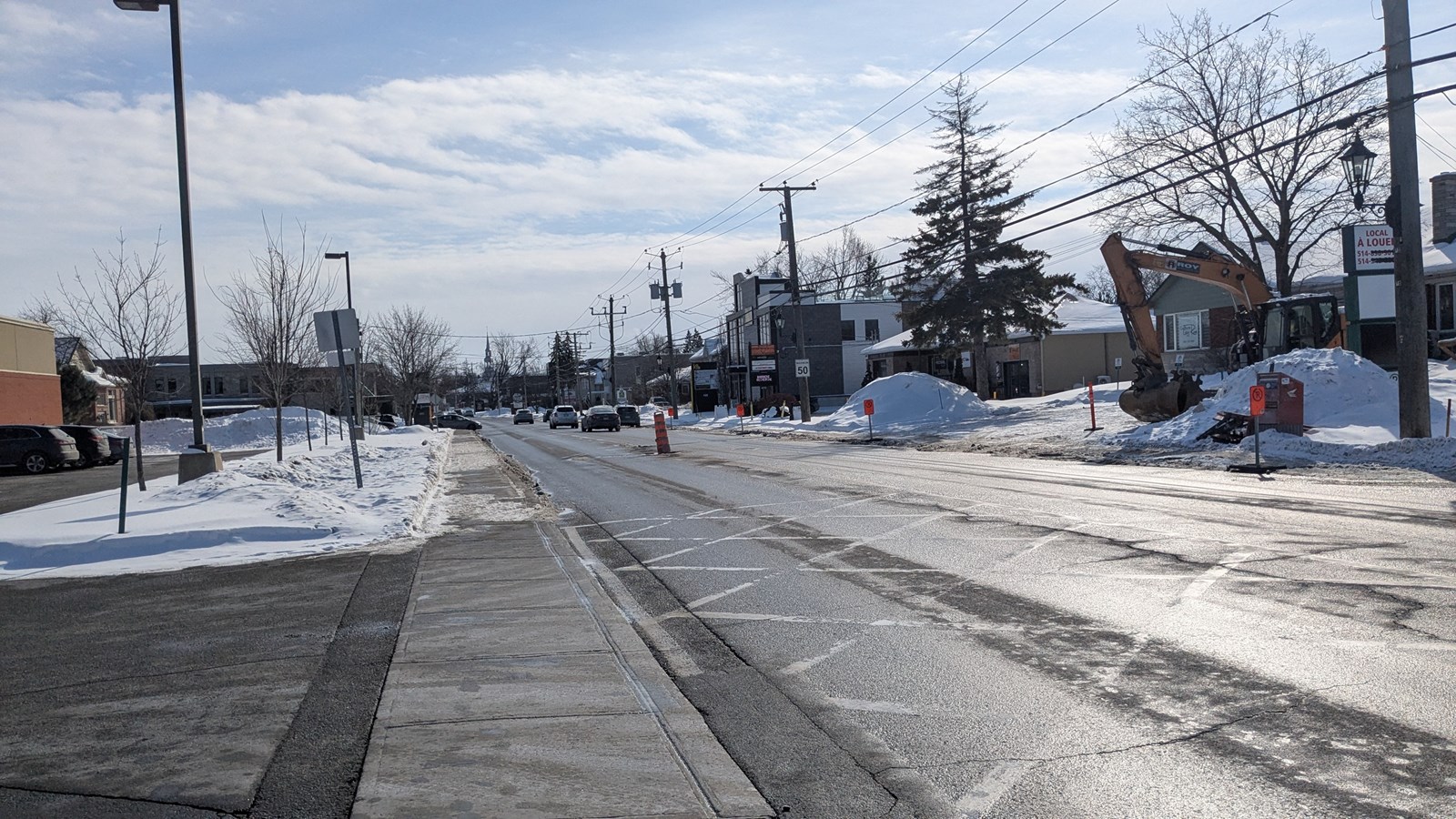 Entrave sur l'avenue Saint-Charles ce mardi en après-midi