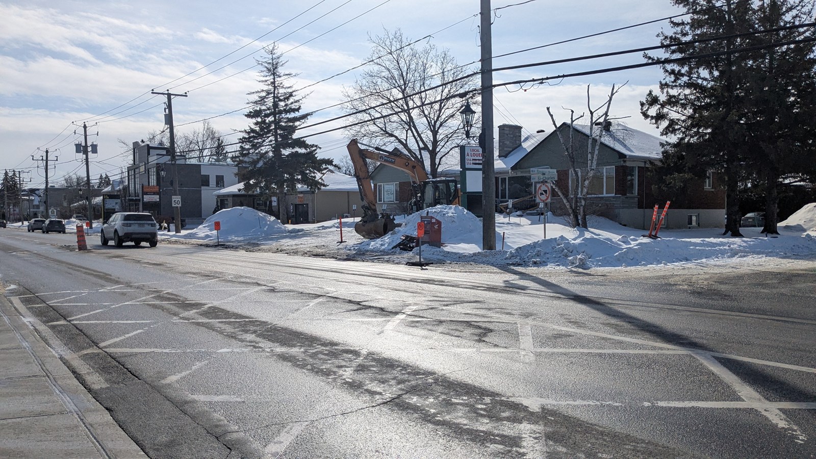 Entrave ce mardi sur l'Avenue Saint-Charles à Vaudreuil-Dorion