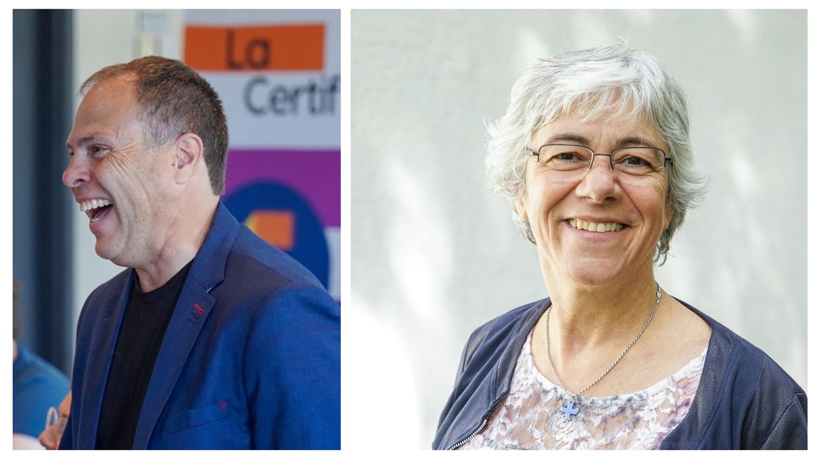 Jocelyn Brouillard d'Experia et Françoise Beaudet d'En pratique