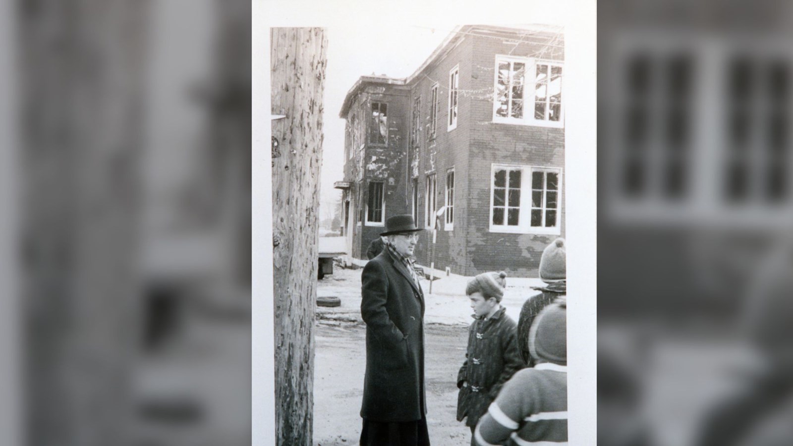 L’incendie de la vieille école le 15 mars 1960