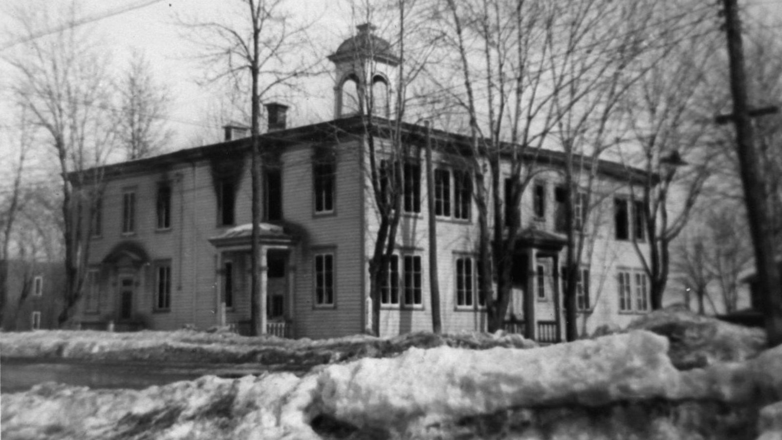 Première maison-école de Dorion après l’incendie en 1943