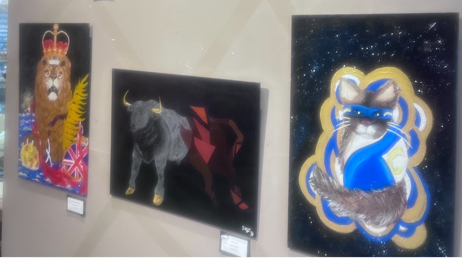 Exposition au Cafexo par les éléves du programme Arts-Études de la Cité-des-Jeunes