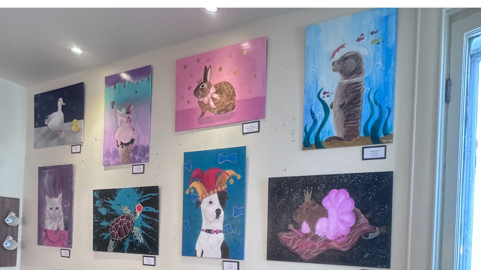 Exposition au Cafexo par les éléves du programme Arts-Études de la Cité-des-Jeunes