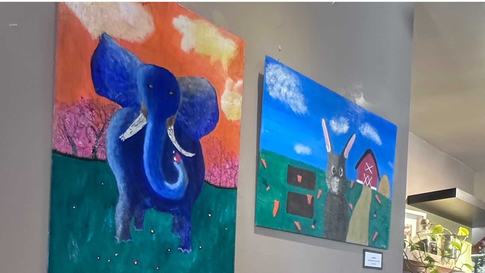 Exposition au Cafexo par les éléves du programme Arts-Études de la Cité-des-Jeunes