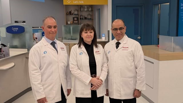 Souren Bedrossian (Gauche), Audrey Claveau (Centre), Emad Gadalla (Droite)