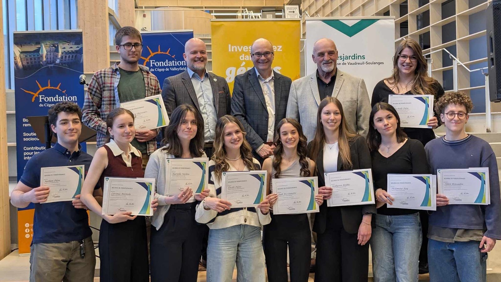 Le Cégep de Valleyfield récompense les étudiants du Centre d'études de Vaudreuil-Dorion