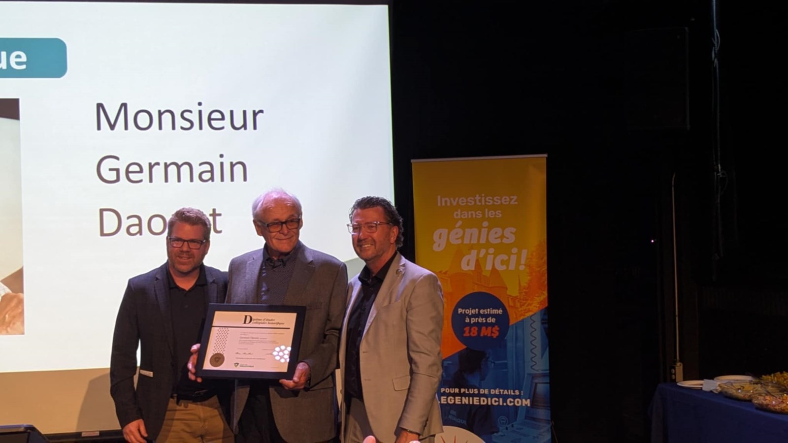 Le Cégep de Valleyfield remet un DEC honorifique à Germain Daoust