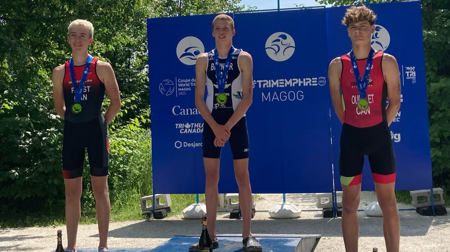 Collège Bourget : deux premières places au triathlon de Magog