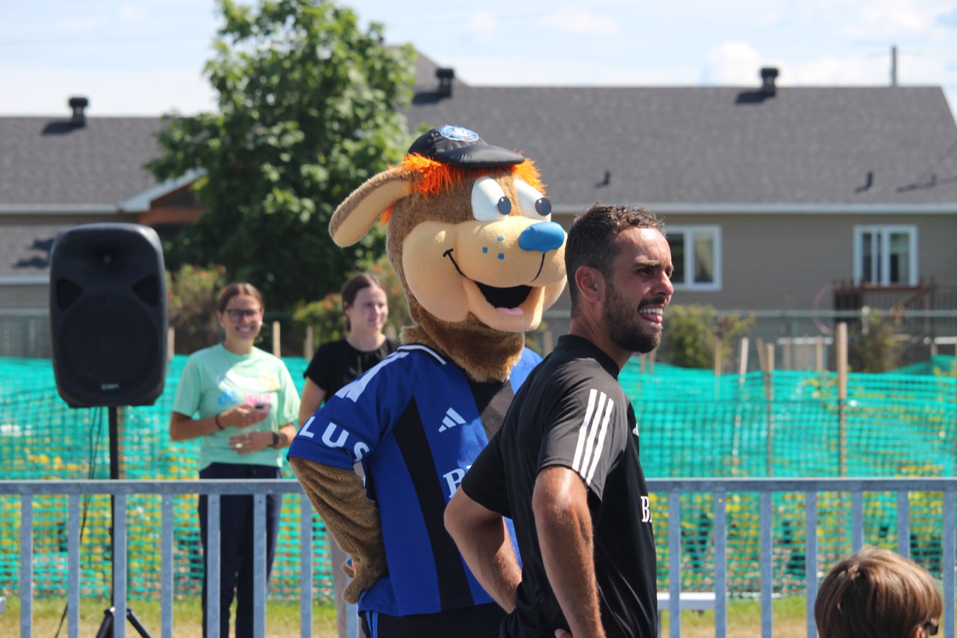 La mascotte Tac-Tic était présente!