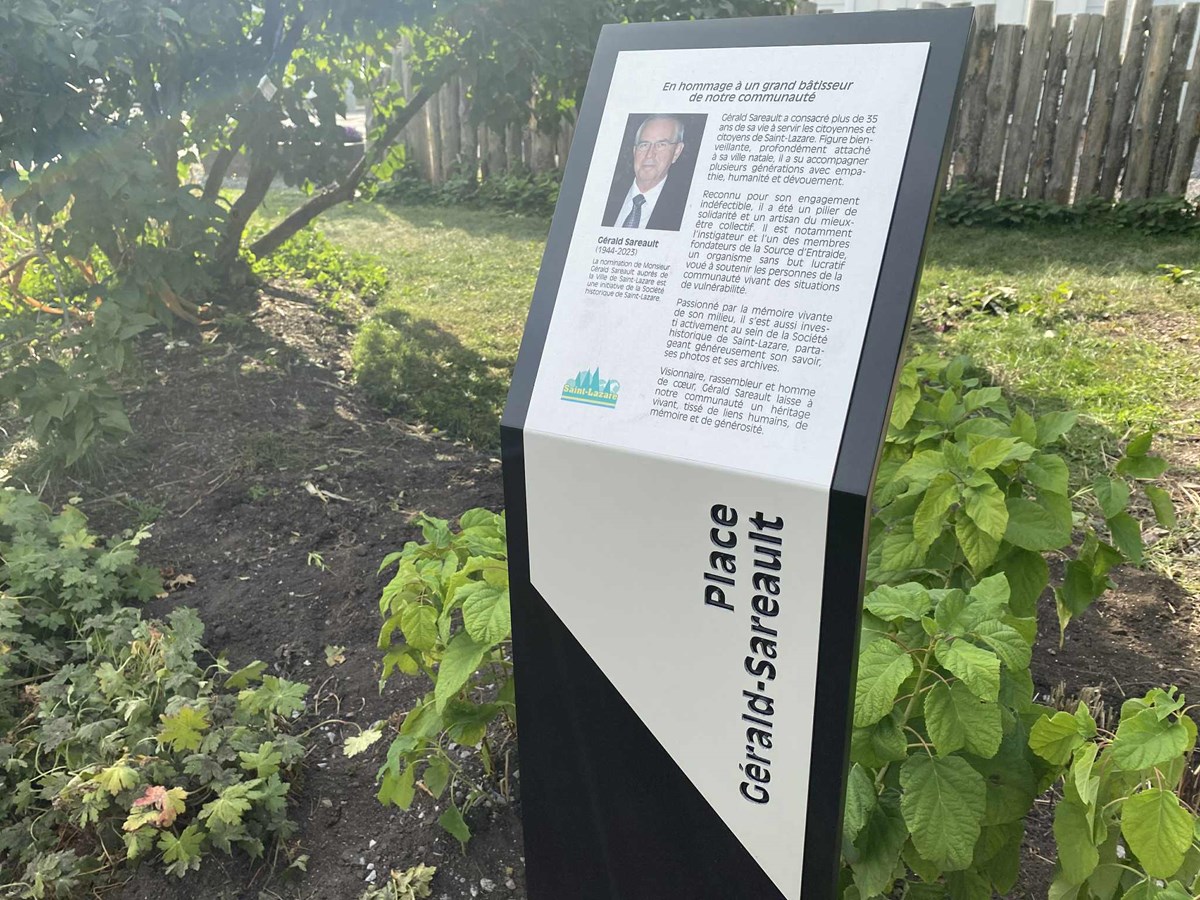 Saint-Lazare rend hommage à Gérald Sareault