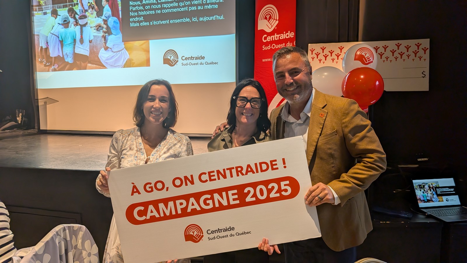 EN VIDÉO : Centraide Sud-Ouest donne le coup d’envoi à sa campagne 2025