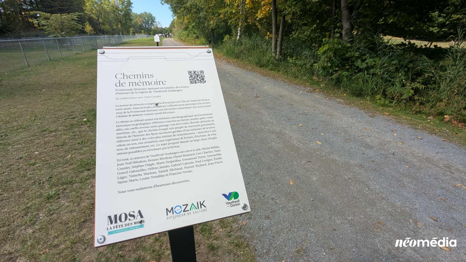 Vaudreuil-Dorion dévoile une exposition artistique au parc-nature Harwood