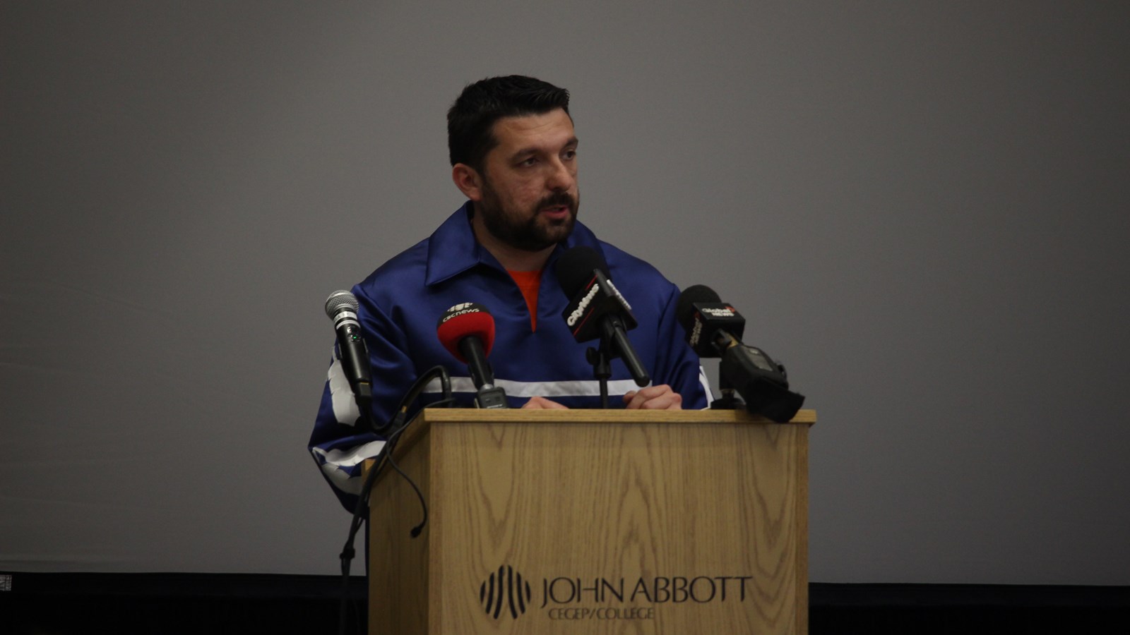 Le chef de la nation de Kahnawà:ke, Cody Diabo.