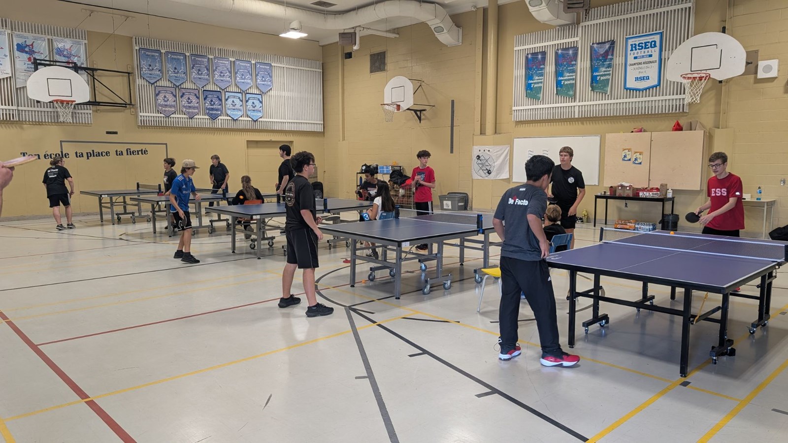 Première édition du tournoi interscolaire de tennis de table à Saint-Polycarpe