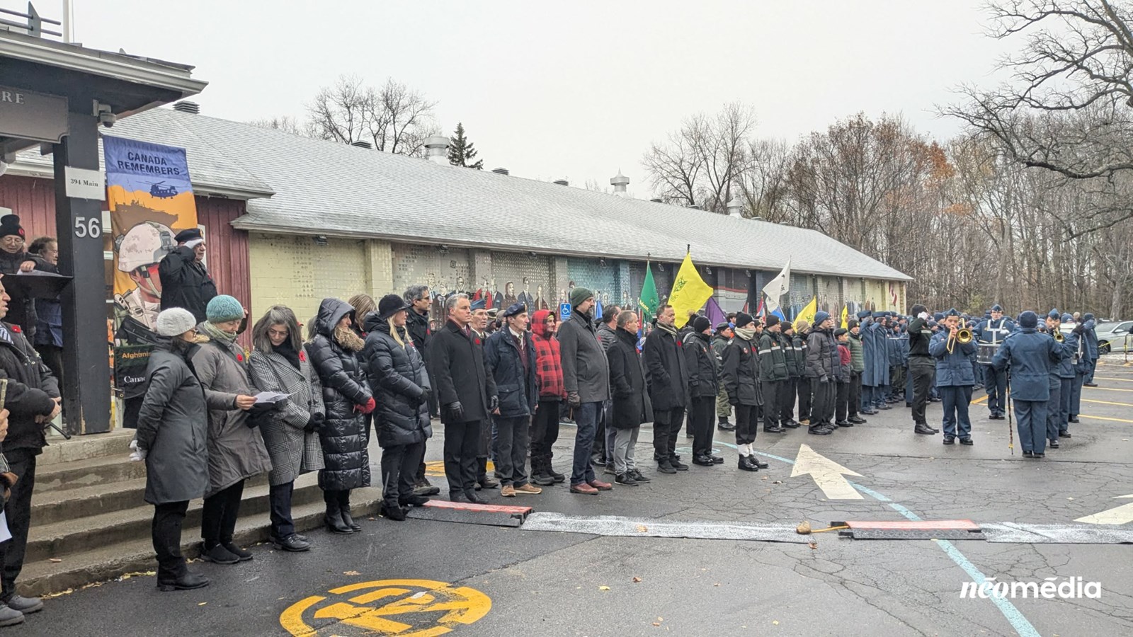 Retour en images sur la cérémonie du Jour du Souvenir à Hudson