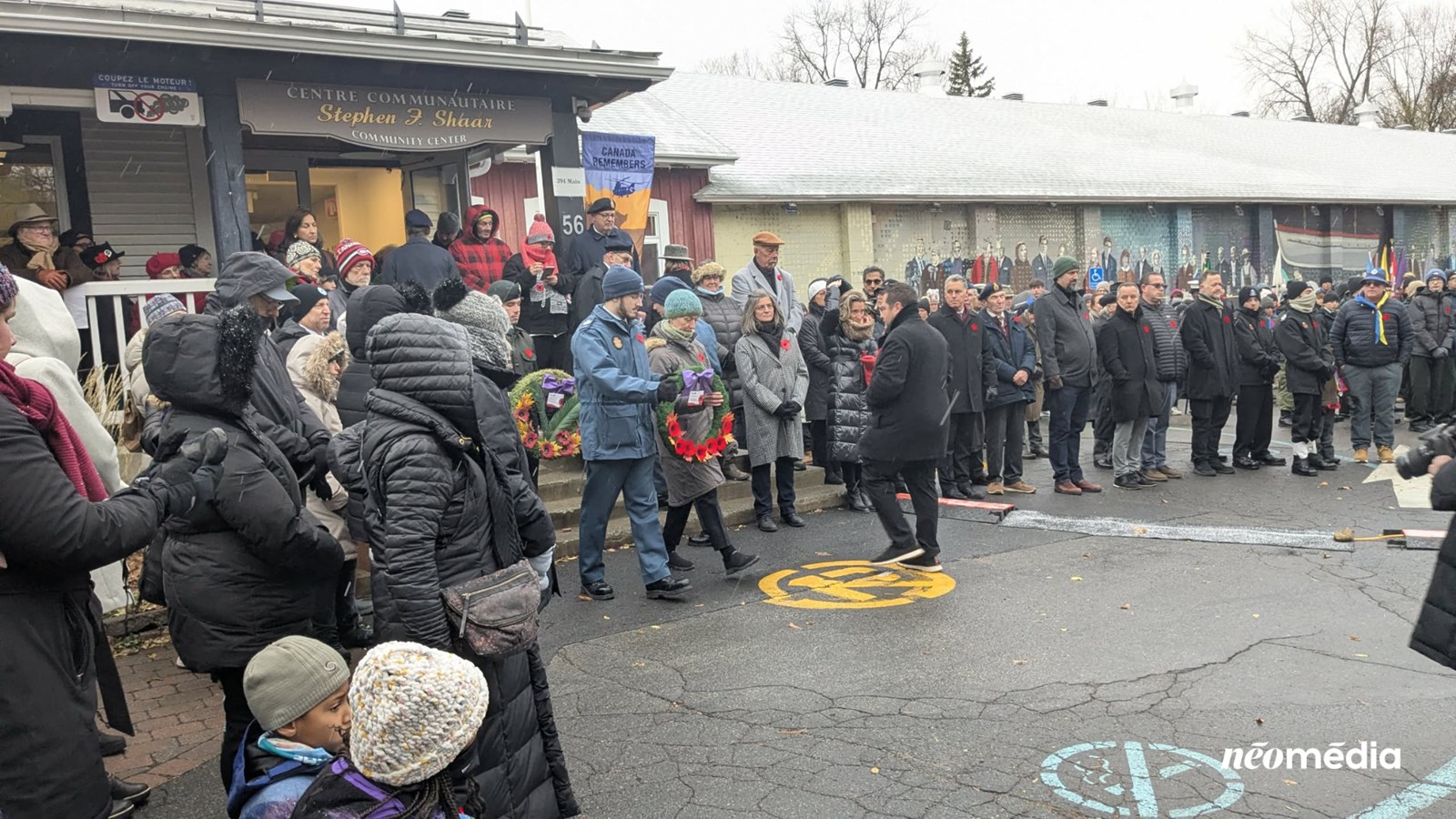 Retour en images sur la cérémonie du Jour du Souvenir à Hudson