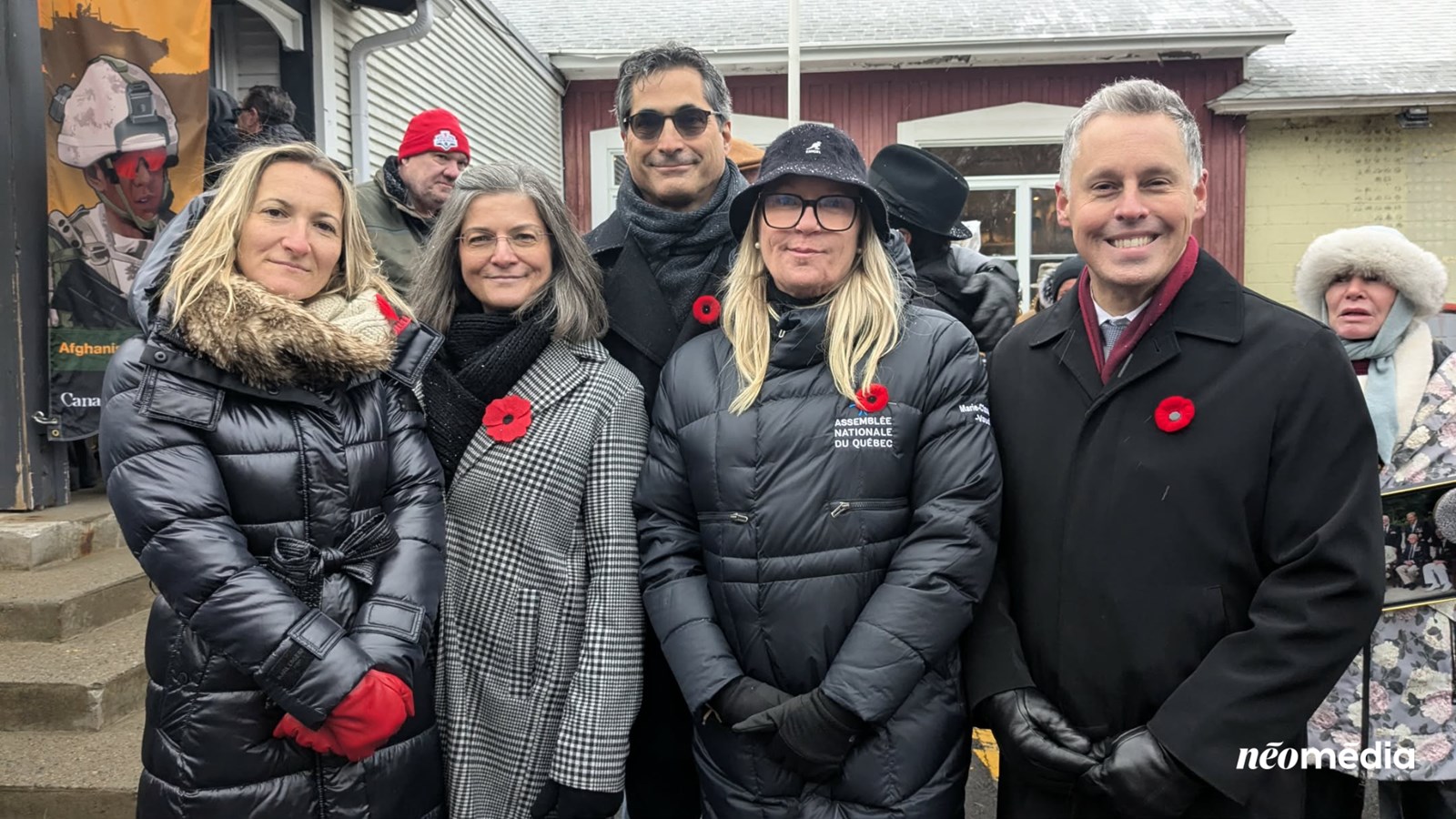 Plusieurs élus de Vaudreuil-Soulanges étaient présents à la cérémonie