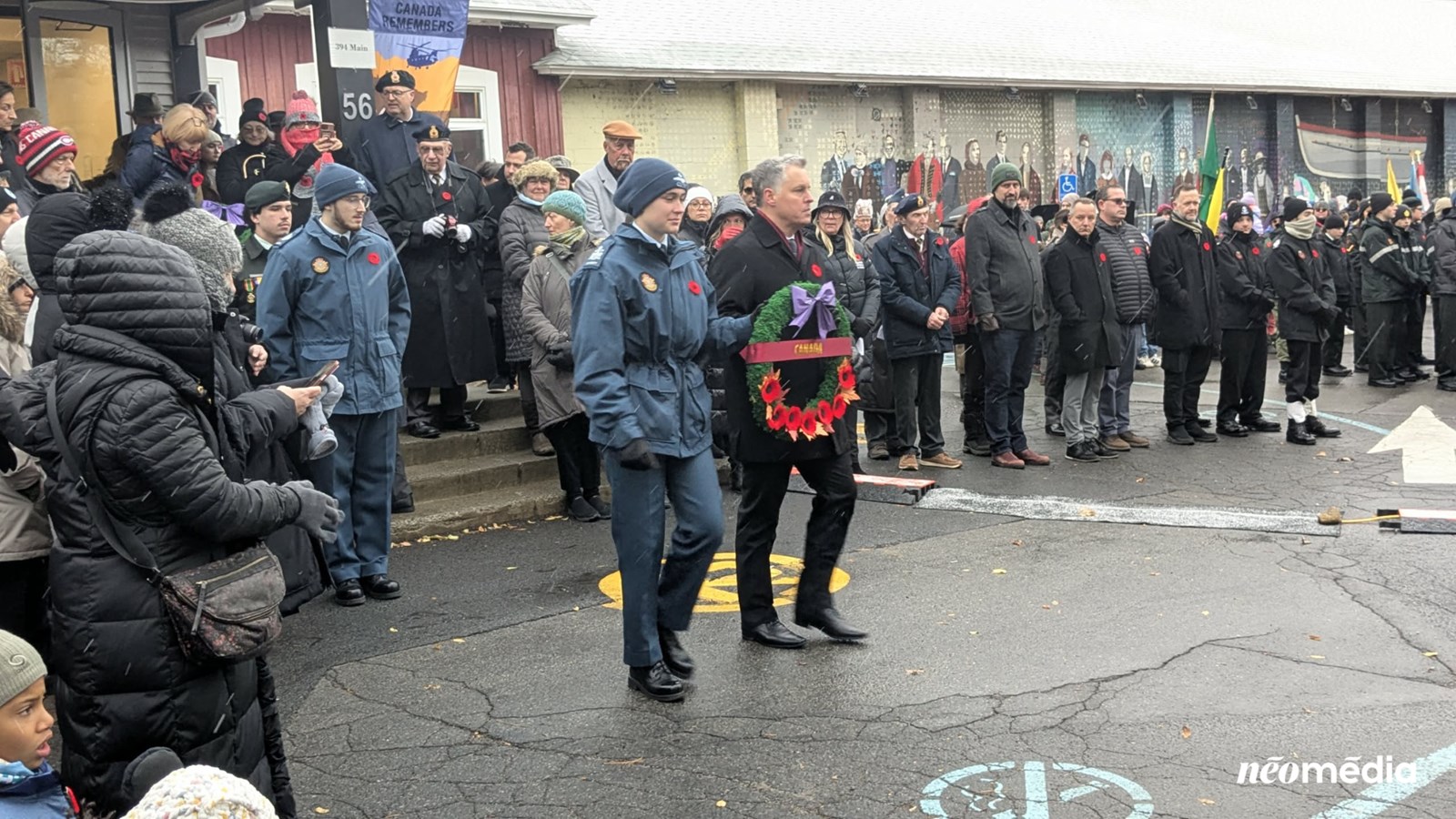 Retour en images sur la cérémonie du Jour du Souvenir à Hudson