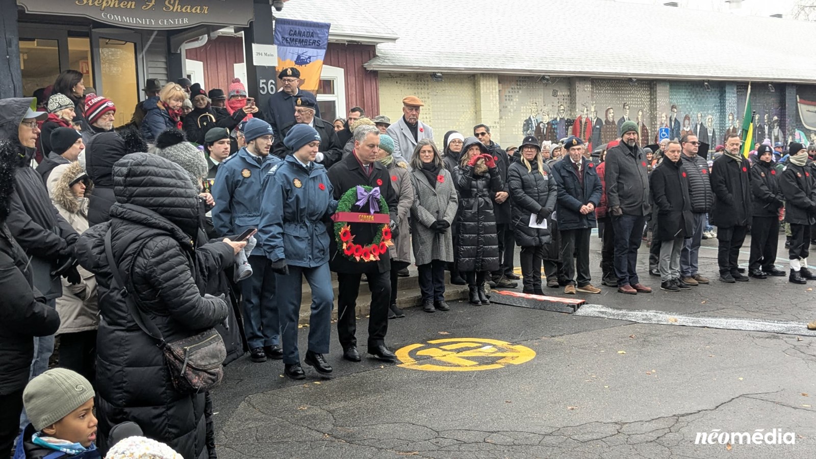 Retour en images sur la cérémonie du Jour du Souvenir à Hudson