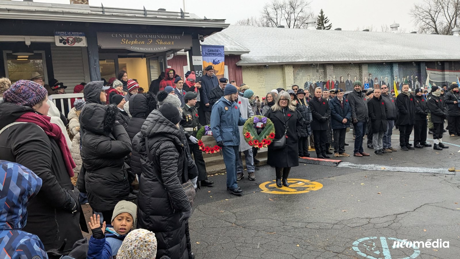 Retour en images sur la cérémonie du Jour du Souvenir à Hudson