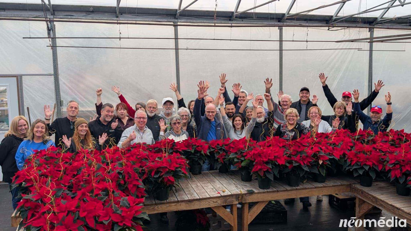 15e campagne de poinsettia au profit de la Maison de soins palliatifs Libella