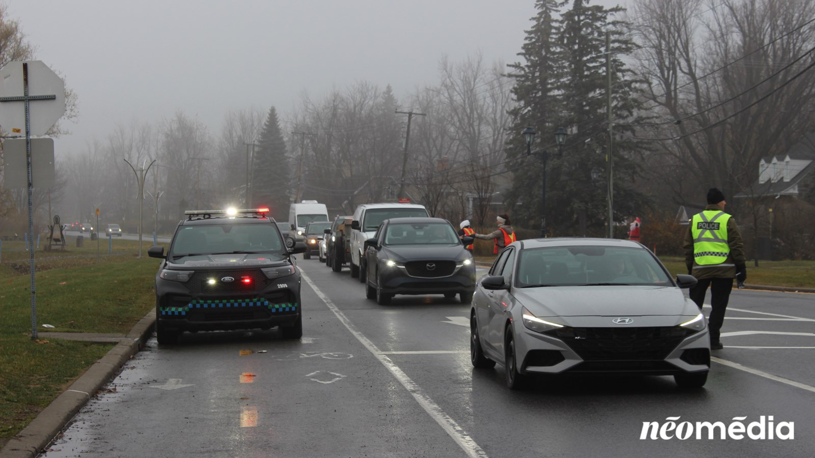 La Sûreté du Québec se déploie dans Vaudreuil-Soulanges