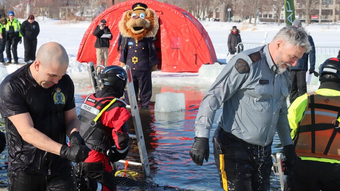 La GRC de Valleyfield encourage les Olympiques spéciaux