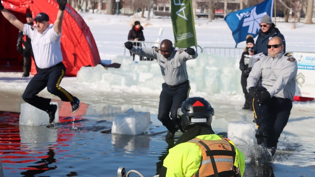 La GRC de Valleyfield encourage les Olympiques spéciaux