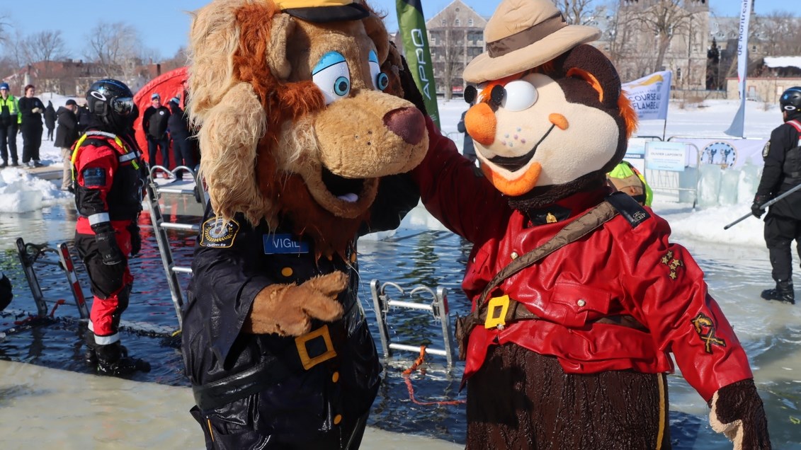 La GRC de Valleyfield encourage les Olympiques spéciaux