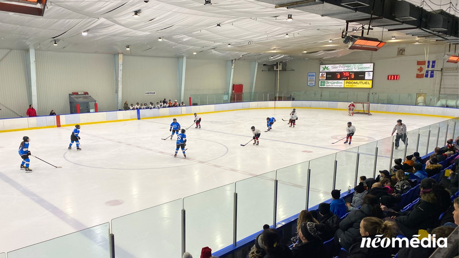 Un match enlevant entre les Coyotes et les Aigles