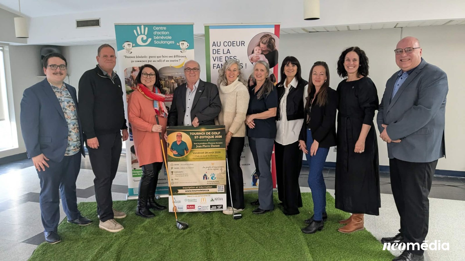 Un tournoi de golf pour soutenir les familles et aînés de Saint-Zotique