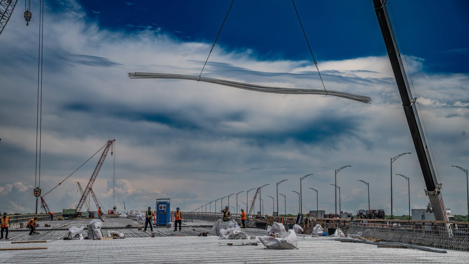 Le chantier du nouveau pont progresse
