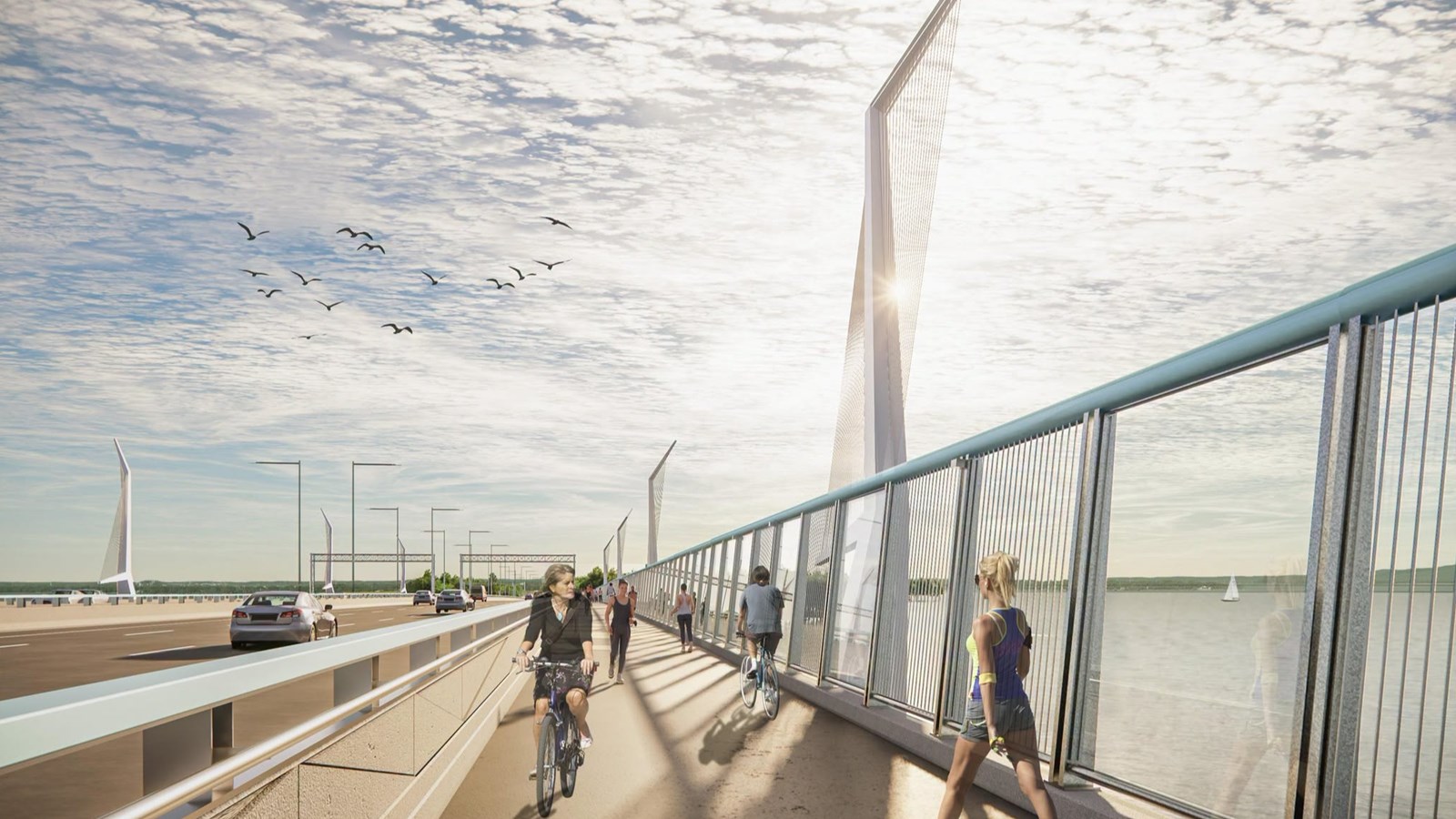 Un élément signature intégré au nouveau pont de l’Île-aux-Tourtes