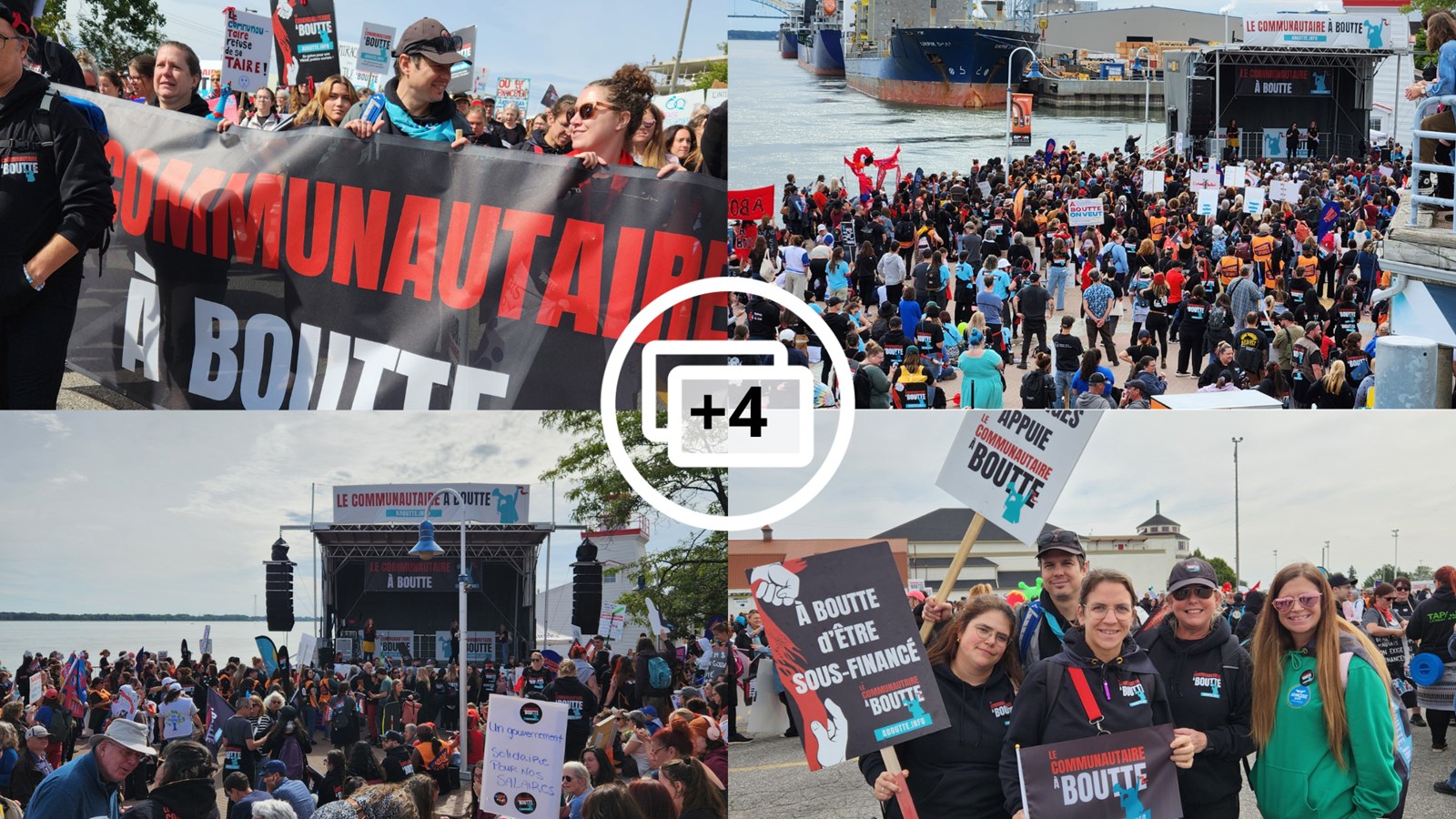 Le mouvement Le communautaire à boutte poursuit sa mobilisation 