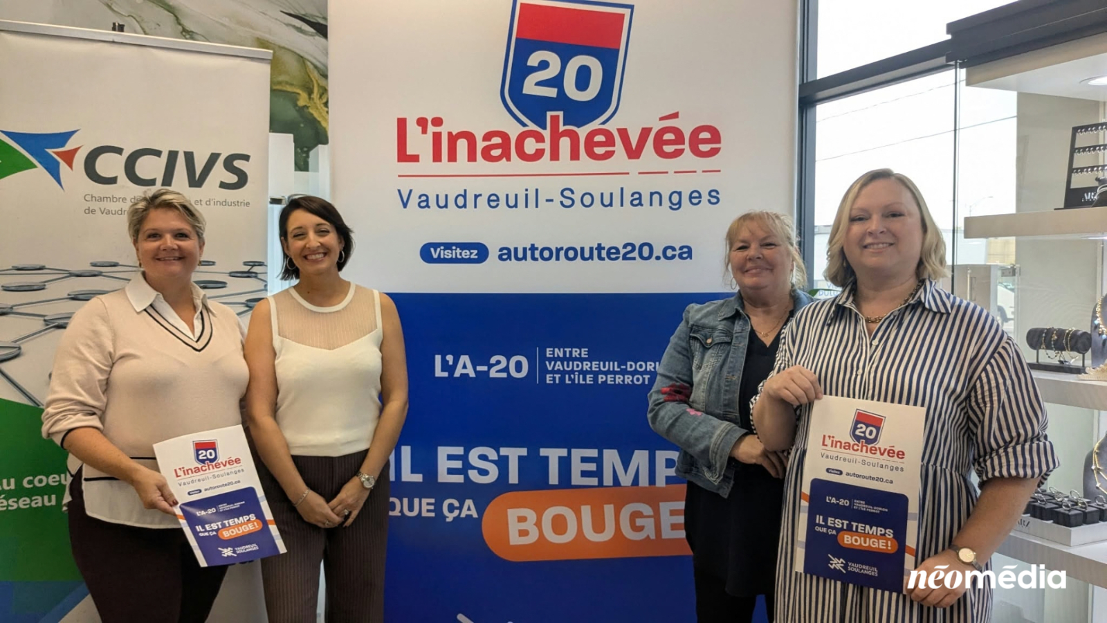 Des gens d’affaires unissent leur voix pour l’achèvement de l’autoroute 20